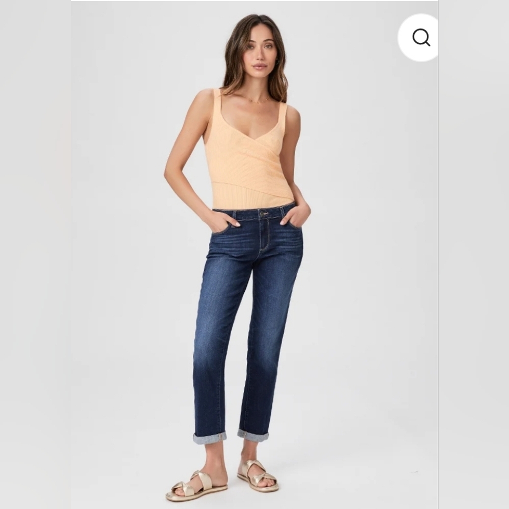 PAIGE Blue Boyfriend Jeans
